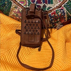 Harbor 2nd Love Lina Cellphone Wallet Crossbody Bag with Perforated Front Pocket